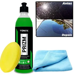 kit-prizm-restaurador-de-vidros-500ml-vonixx-aplicador-de-espuma-pano-microf